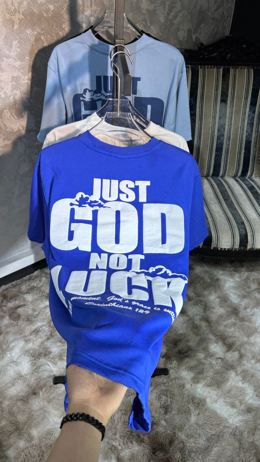 T-shirt over