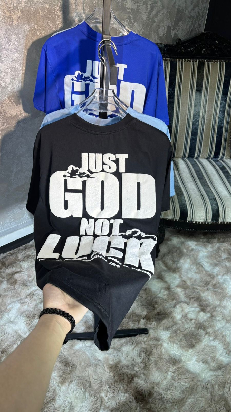T-shirt over