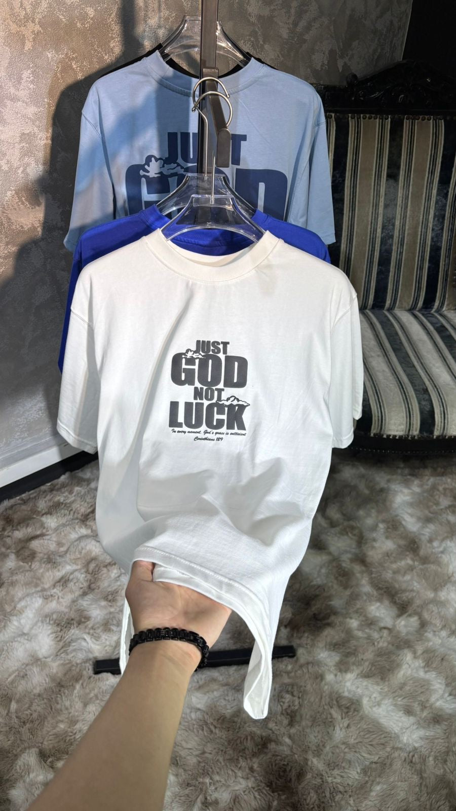 T-shirt over