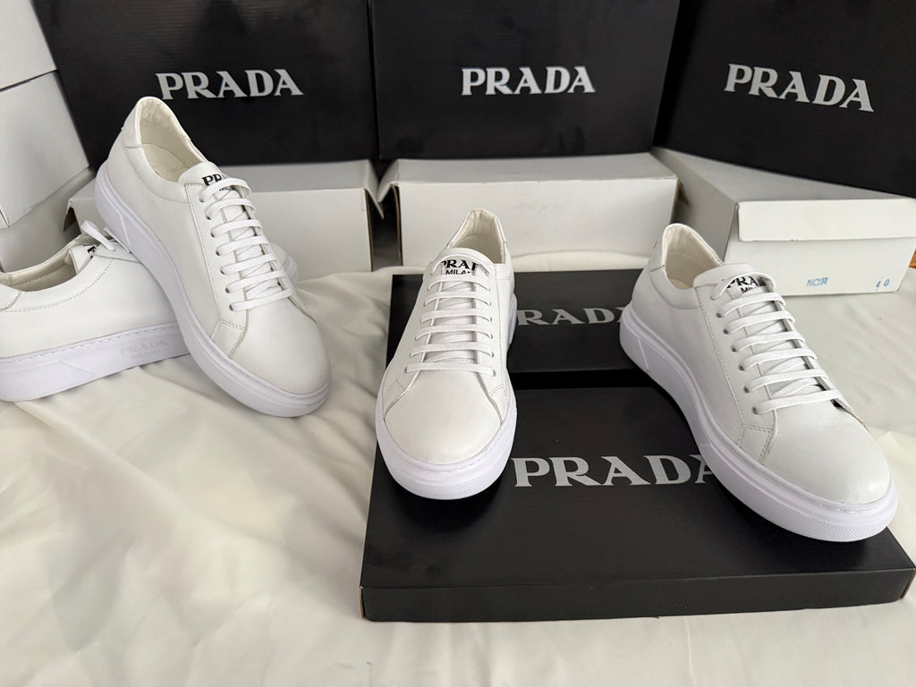 Chaussures en cuir prada